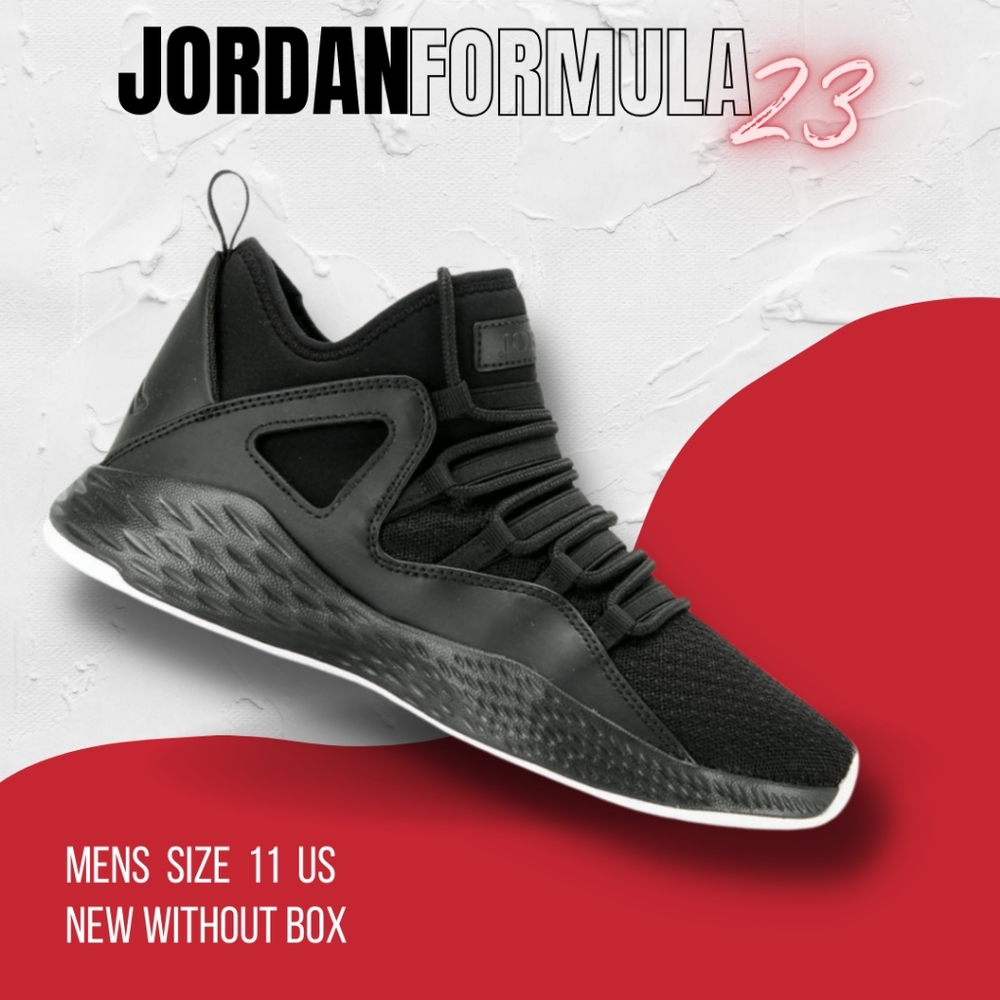 JORDAN Formula 23 BLACK SIZE 11, Mesh, Trainer